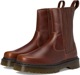 Dr. Martens Amaayah Lo Leather Bex Pull-On Boots Womens Boots Butterscotch : UK 9 (US Womens 11) M