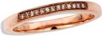 Savvy Cie Jewels Diamond Stackable Band Ring in Rose at Nordstrom Rack, Size 10