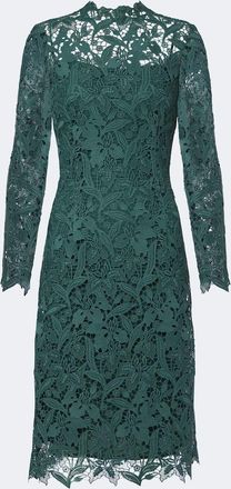 Monique Lhuillier Abito corto in pizzo