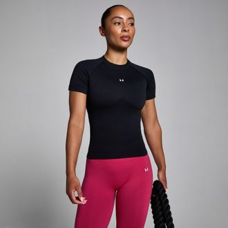 MyProtein Camiseta ajustada sin costuras Lift para mujer de MP - Negro - XS