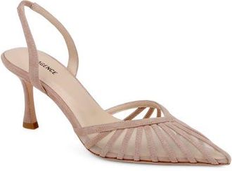 L'agence Mercer Slingback Pump in Cappuccino Suede at Nordstrom, Size 8.5