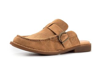 Born Meg Womens Flat Shoes Tan (biscotto) : 6.5 M, Leather/Suede