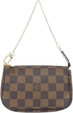Louis Vuitton Pre-owned Mini Bags, female, Brown, Size: ONE SIZE Pre-owned Pochette Pouch