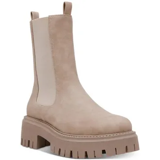 Dolce Vita DV Dolce Vita Garden Womens Stone Lug Sole Mid-Calf Pull On Boots ZOGG3072
