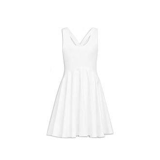 Alaia White Cotton Casual Womens Dress