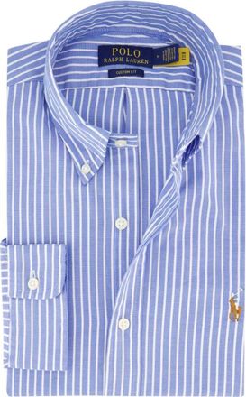 Polo Ralph Lauren Heren, Overhemden, Blauw, Maat: S