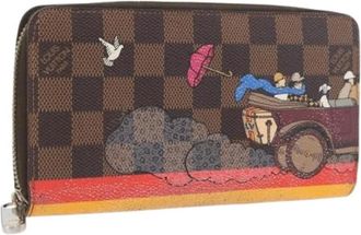 Louis Vuitton Pre-owned Wallets, female, Brown, Size: ONE SIZE Pre-owned Canvas Wallet