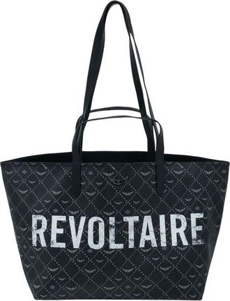 Zadig&Voltaire Quilted Logo Tote Bag Black