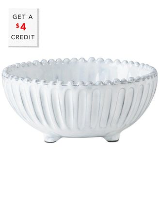 Vietri Vietri Incanto Stripe Footed Bowl With $6 Credit