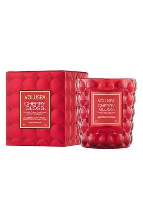 Voluspa Cherry Gloss Boxed Classic Candle at Nordstrom, Size One Size Oz