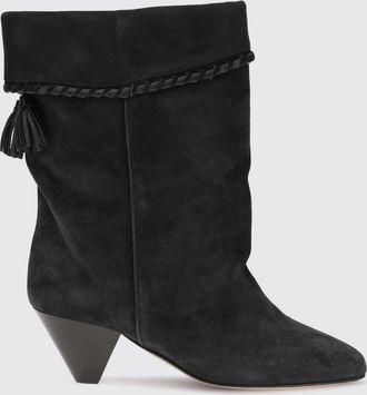 Isabel Marant Stivali Dalby in pelle scamosciata con tacco a cono