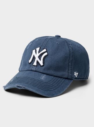New Era Mens Worn-look baseball logo cap