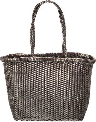 Dragon Diffusion B Weave Small Leather Tote