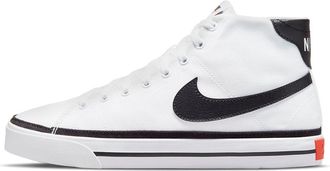Nike Court Legacy Canvas Mid White Black DD0162-100