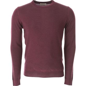 Brooksfield Round-neck Knitwear, male, Red, Size: XL Brooksfield Sweaters Prune