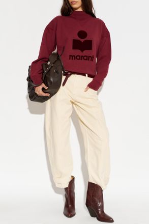 Isabel Marant Sweatshirt Moby, Womens, Burgundy