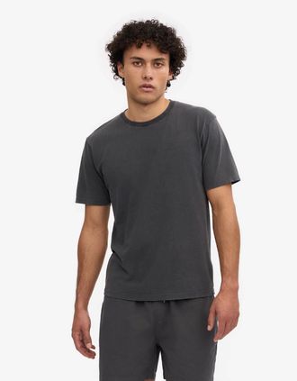Colorful Standard Mens Colorful Standard Classic Organic T-Shirt - Faded Black - Size: 42