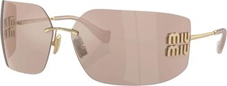 Miu Miu 54Ys Sole Zonnebril - unisex - Zonnebrillen - Roze - ONE Size - Accessoires