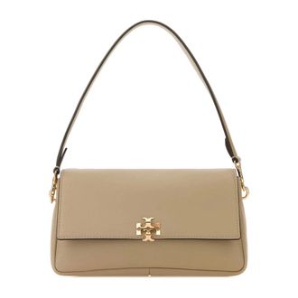 Tory Burch Tory Burch, Shoulder Bags, female, Beige, Size: ONE SIZE Small Charlie Shoulder Bag