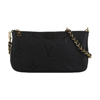 Louis Vuitton Pre-owned Pochette Mtis Crossbody Bag - Dames - Pre-owned - Zwart - Maat: ONE Size Leer