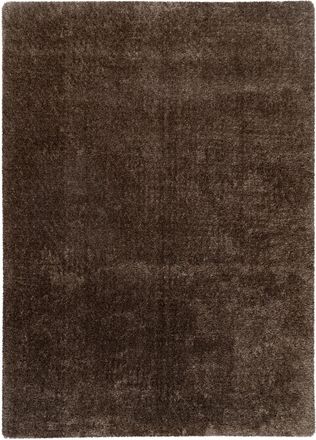 LALEE Hochwertiger Hochfloor Teppich Glamour 800 aus recyceltem Pet - Taupe