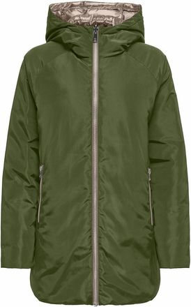 Only Omkeerbare parka met kap