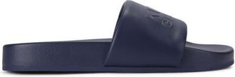 Kurt Geiger Stacked Slide Sandal in Navy at Nordstrom, Size 11