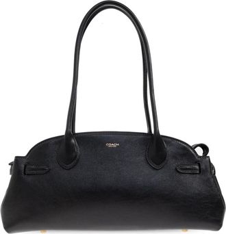 Coach Schoudertas Empire Carryall 34 - Dames - Schoudertassen - Zwart - ONE Size - Leer - Tassen