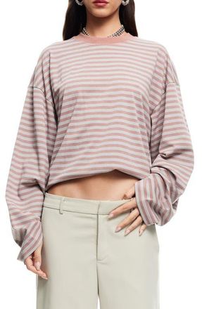 Lioness Bloom Stripe Top in Muted Pastels Stripe at Nordstrom, Size Medium