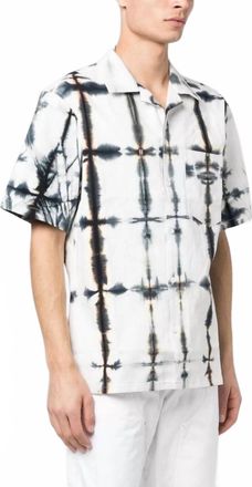 Nahmias Tie Dye Button Down In Blue