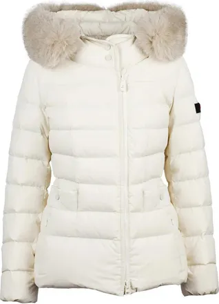 Peuterey Turmalet Down Jacket with Plush Fur Trim and Flattering Silhouette