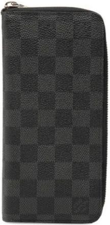 Louis Vuitton Pre-owned Portemonnee - Heren - Vintage Accessoires - Zwart - ONE Size - Leer - Vintage