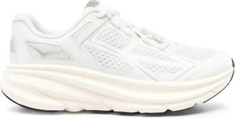 Hoka One One Witte hardloopschoenen lichtgewicht model - Heren - Hardloopschoenen - Wit - 40 1/2 EU - Fitness
