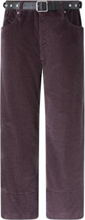 Pinko Broeken - Dames - Straight fit broeken - Rood - W29 - Broeken