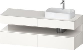 Duravit Qatego Consola Mueble Bajo Lavabo, 2 Extensiones, 2 - Duravit