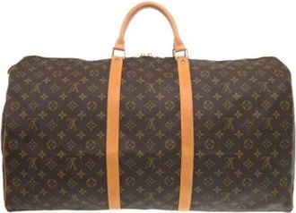 Louis Vuitton Pre-owned Weekend Bags, female, Brown, Size: ONE SIZE Pre-owned Keepall 60