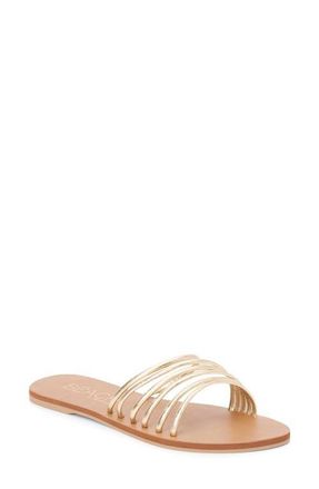Matisse Footwear Cali Slide Sandal in Gold at Nordstrom, Size 10