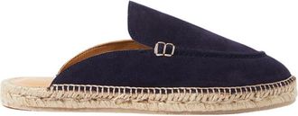 Scarosso Blauwe su&egrave;de espadrilles - Heren - Slip ons - Blauw - 40 EU - Su&egrave;de - Schoenen
