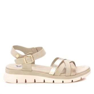 Xti Womens Faux Leather Sandals In Gold