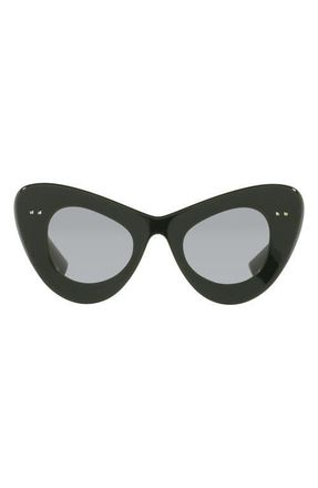 Valentino 46mm Cat Eye Sunglasses in Green at Nordstrom