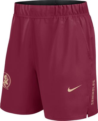 Nike Florida State Primetime Victory Primary Logo Mens Nike Mens Dri-FIT College Shorts in Red | 01NA69XFTN-TXS