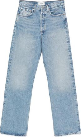 A Gold E Faded Wide-leg Jeans