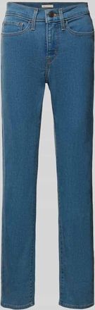 Levi's Straight Fit Jeans aus Baumwoll-Mix Modell 314 in Blau, Gr&ouml;&szlig;e 26/30
