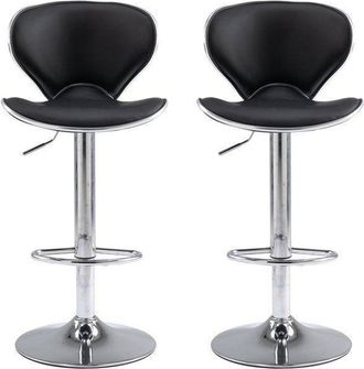 OEM Taburetes De Bar - Sevencomfort - Lote De 2 - Altura Ajustable - Metal - C&oacute;modo Y Elegante