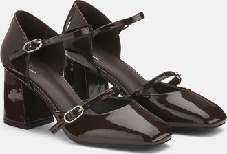 La Redoute Collections Polyurethaan pumps met hoge hakken