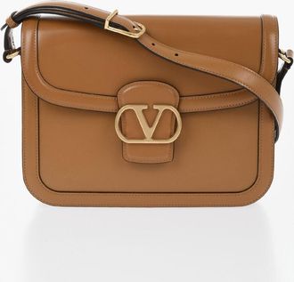 Valentino Borsa a Spalla in Pelle con Monogram Frontale Valentino