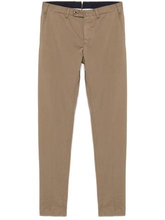 Pantaloni Torino tapered chinos - Brown