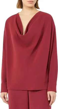 Max Mara Overhemden, Dames, Rood, XS, Blouse
