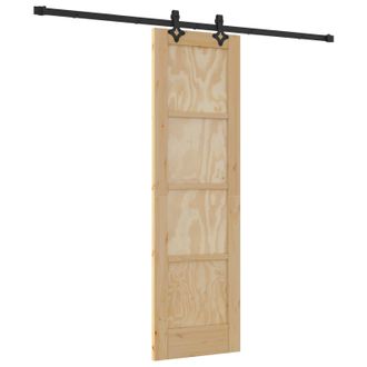 vidaXL Puerta Corredera Orkdal Natural 61 X 198,5 Cm Vidaxl
