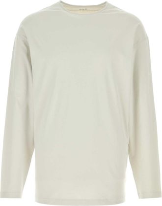 Christophe Lemaire Chalk Cotton T Shirt